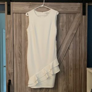 Calvin Klein, white, size 10 Dress